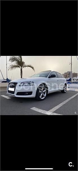 Usado Audi A3 Ambiente 140 CV (102 kW) 2010 Blanco Berlina