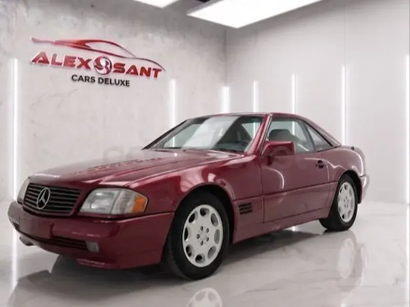 Usado Mercedes SL320 231 CV (169 kW) 1996 Granate Descapotable