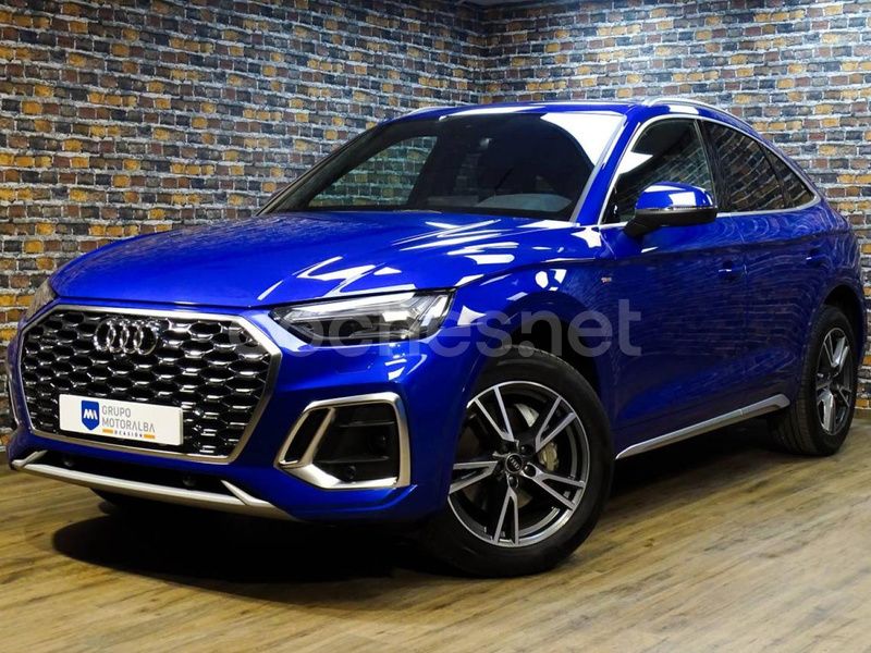 Azul Usado 2022 Audi Q5 Sportback SUV | 54.990 € (Caro) - Imagen 1/4
