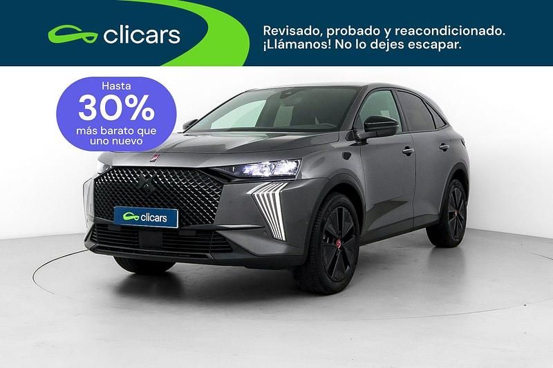 Usado DS Automobiles DS7 Crossback Performance 130 CV (95 kW) 2023 Gris / plata SUV