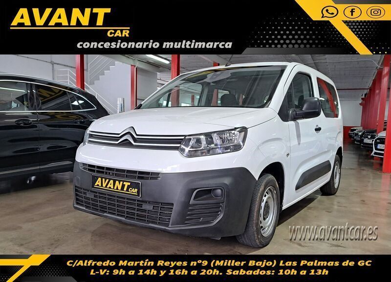 Blanco Usado 2020 Citroën Berlingo Feel Monovolumen | 13.900 € (Super precio) - Imagen 1/4