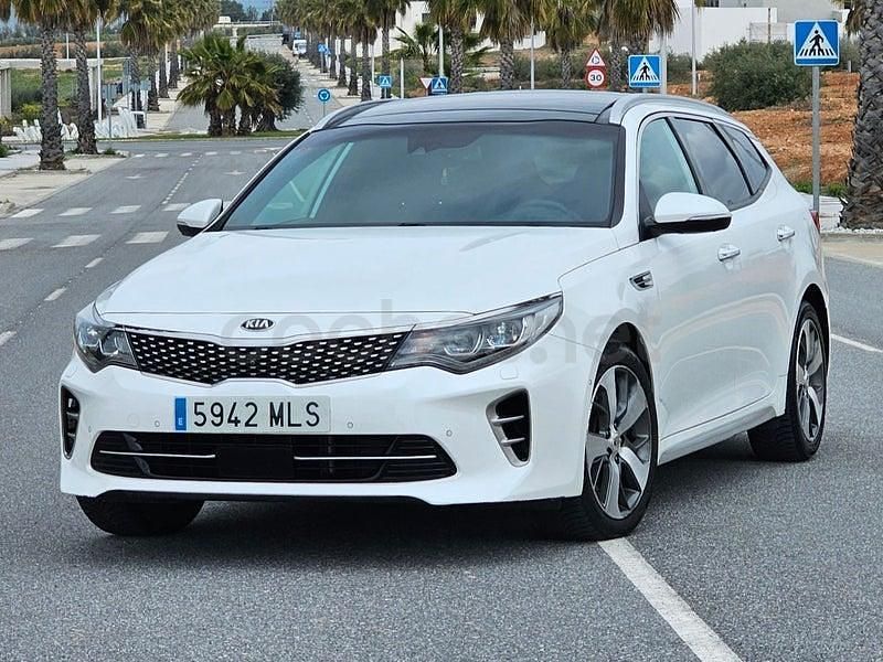 Usado Kia Optima GT-Line 141 CV (103 kW) 2018 Blanco Familiar