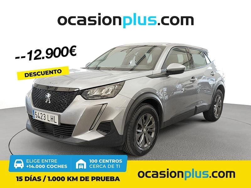 Gris Usado 2020 Peugeot 2008 Active SUV | 14.190 € (Precio justo) - Imagen 1/4