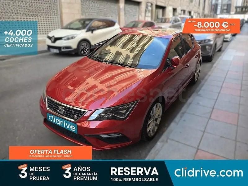 Usado Seat Leon FR 150 CV (110 kW) 2017 Rojo Berlina