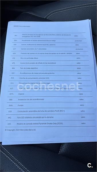 Usado Mercedes E350 252 CV (185 kW) 2015 Gris / plata Coupe