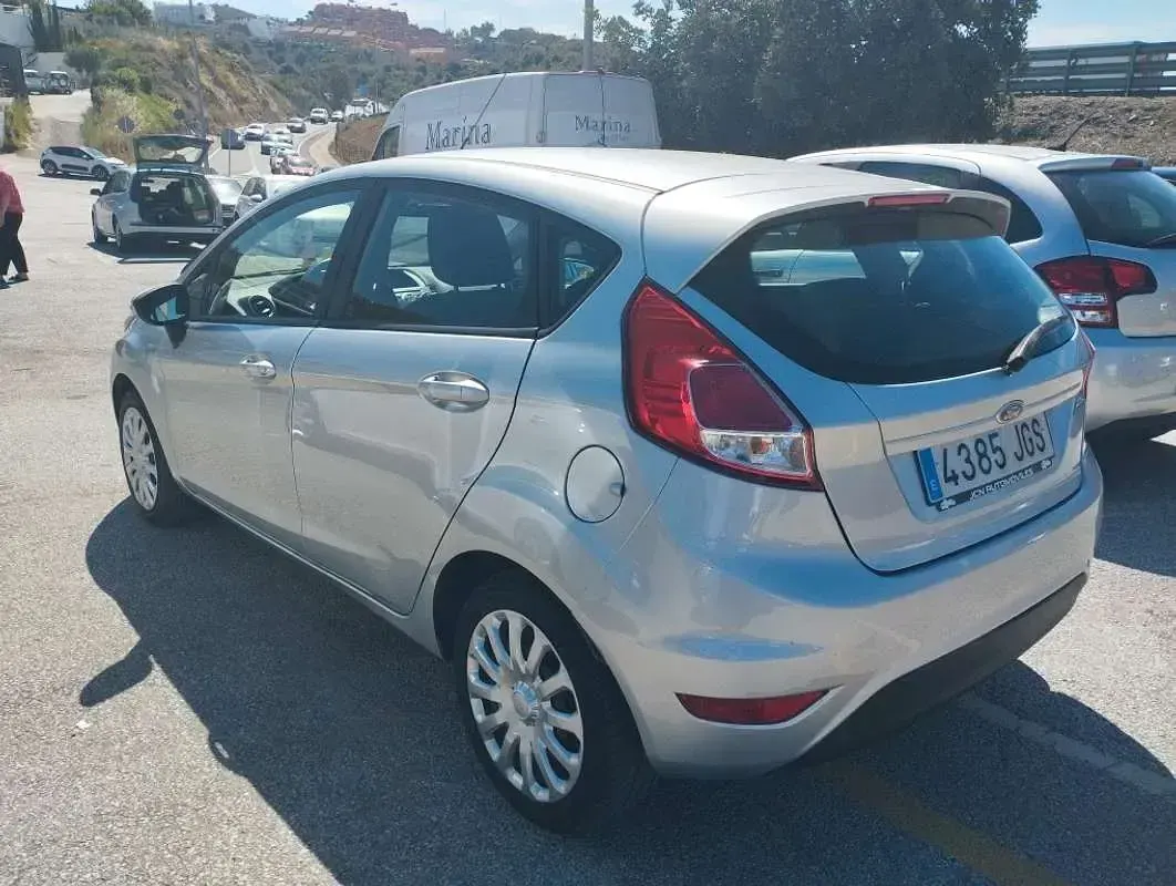 Usado Ford Fiesta Trend 82 CV (60 kW) 2015 Plateado Utilitario