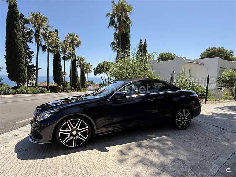 Negro Usado 2015 Mercedes E250 Descapotable | 17.000 € (Super precio) - Imagen 1/4