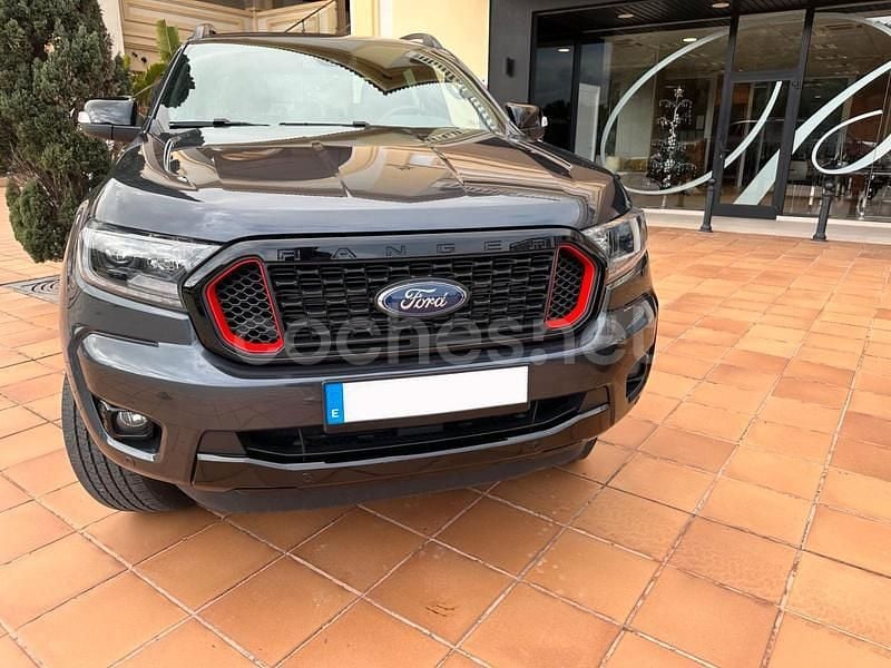 Gris / plata Usado 2021 Ford Ranger Wildtrack Recogida | 36.900 € (Precio justo) - Imagen 1/4