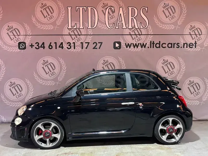 Usado Abarth 500C 145 CV (106 kW) 2017 Negro Descapotable