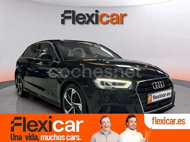 Negro Usado 2019 Audi A3 Sportback S-Line Berlina | 23.990 € (Precio justo) - Imagen 1/4