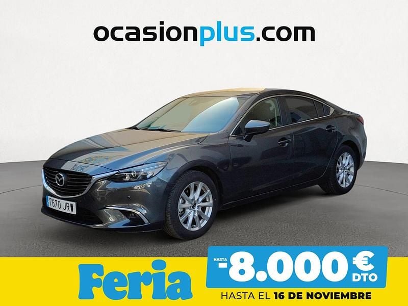 Gris Usado 2016 Mazda 6 Style+ Berlina | 18.450 € (Precio justo) - Imagen 1/4