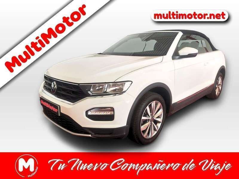 Blanco Usado 2021 VW T-Roc Cabriolet Style Descapotable | 17.990 € (Buen precio) - Imagen 1/4