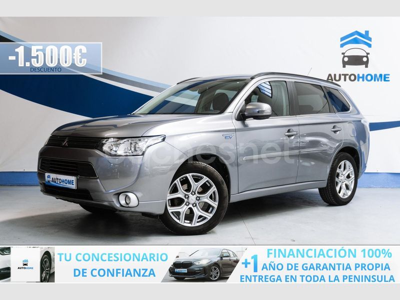Gris / plata Usado 2014 Mitsubishi Outlander P-HEV SUV | 11.450 € (Buen precio) - Imagen 1/4