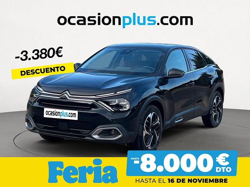 Negro Usado 2024 Citroën C4 PureTech Berlina | 18.490 € (Precio justo) - Imagen 1/4