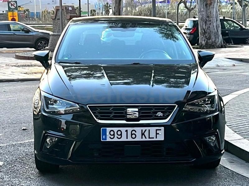 Usado Seat Ibiza FR 90 CV (66 kW) 2018 Negro Berlina