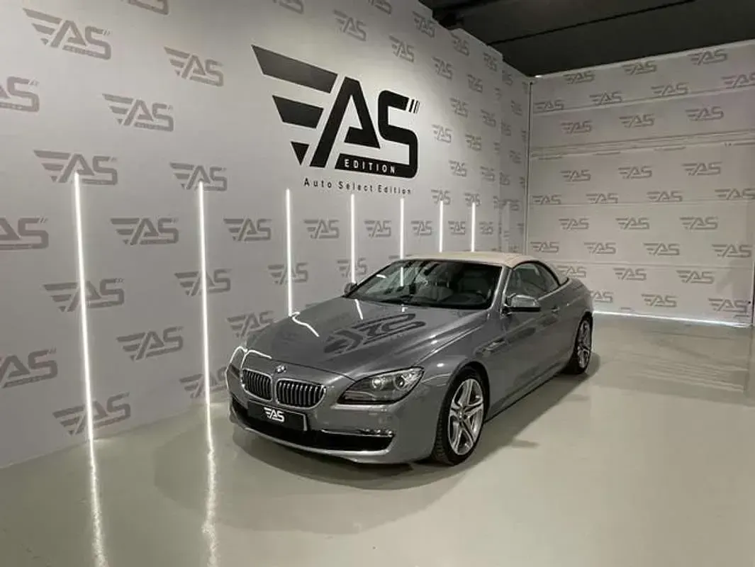 Usado BMW 640 Cabriolet Comfort Edition 313 CV (230 kW) 2012 Gris Descapotable