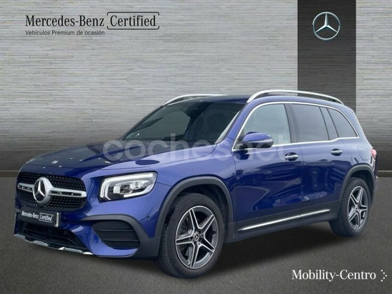 Azul galaxia Usado 2021 Mercedes GLB200 AMG line SUV | 35.900 € (Caro) - Imagen 1/4