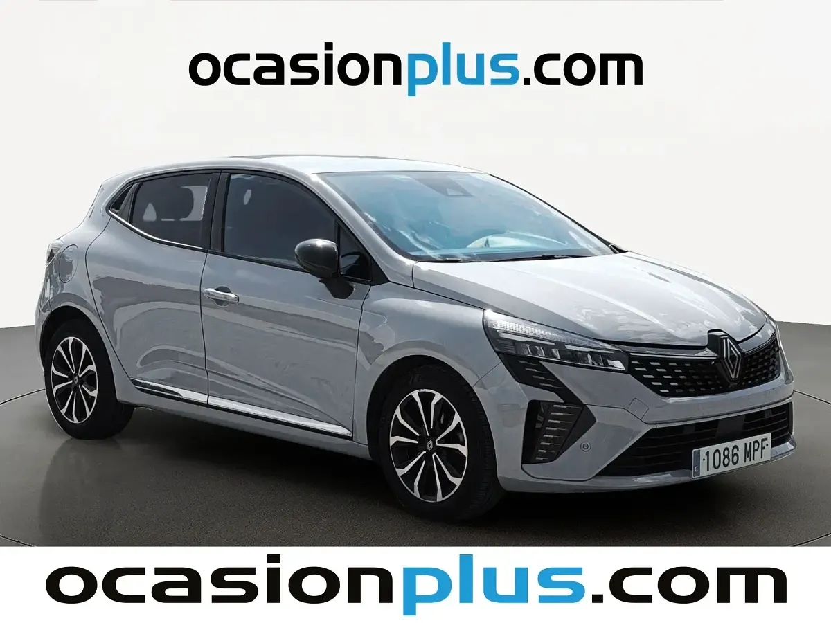 Usado Renault Clio Techno 91 CV (66 kW) 2024 Gris Utilitario