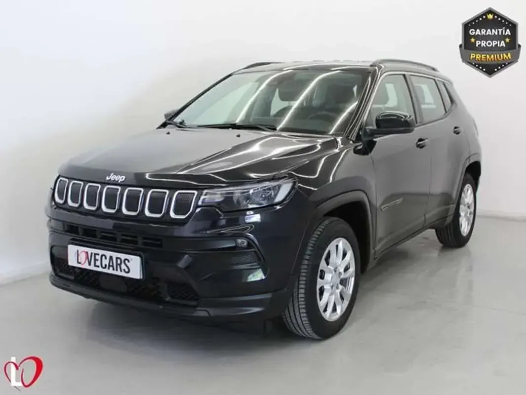 Usado Jeep Compass Longitude 140 CV (102 kW) 2022 Negro SUV