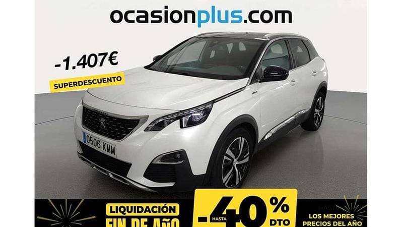Blanco Usado 2018 Peugeot 3008 Allure Monovolumen | 14.073 € (Buen precio) - Imagen 1/4