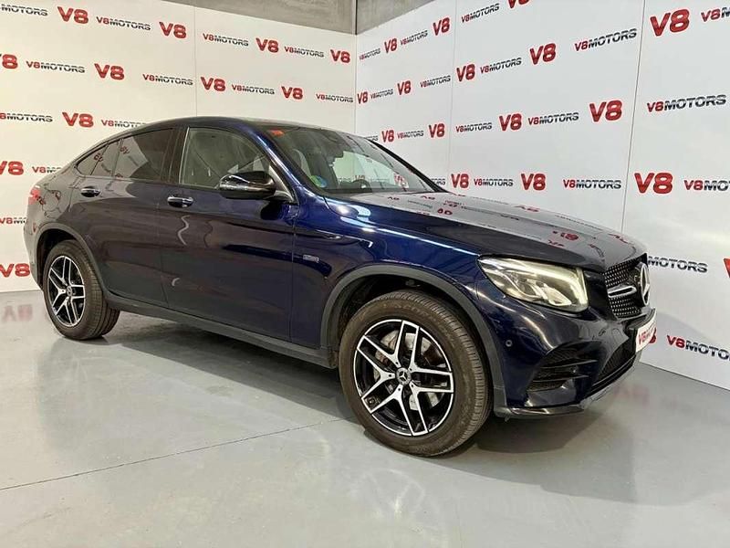 Usado Mercedes GLC350 320 CV (235 kW) 2018 Azul Coupe