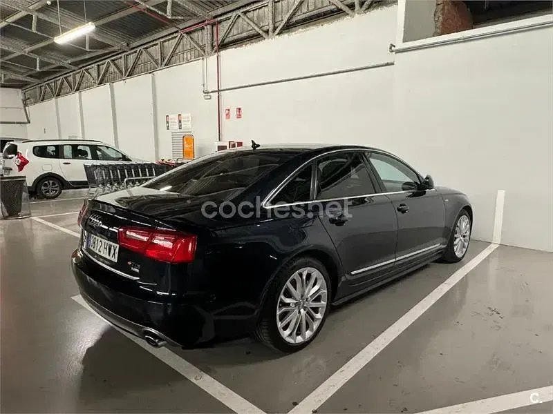 Usado Audi A6 S-Line 245 CV (180 kW) 2014 Azul Berlina
