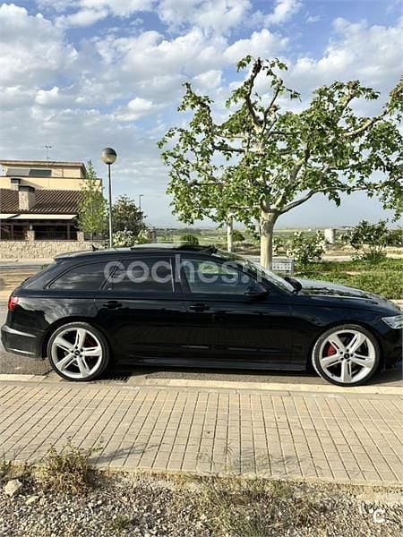 Usado Audi A6 S-Line 320 CV (235 kW) 2017 Negro Familiar