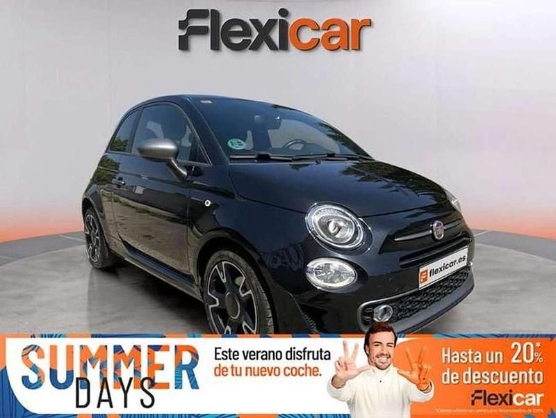 Negro Usado 2017 Fiat 500 Lounge Berlina | 10.290 € (Precio justo) - Imagen 1/4