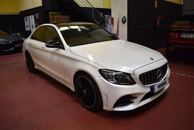 Usado Mercedes C200 184 CV (135 kW) 2019 Blanco Berlina