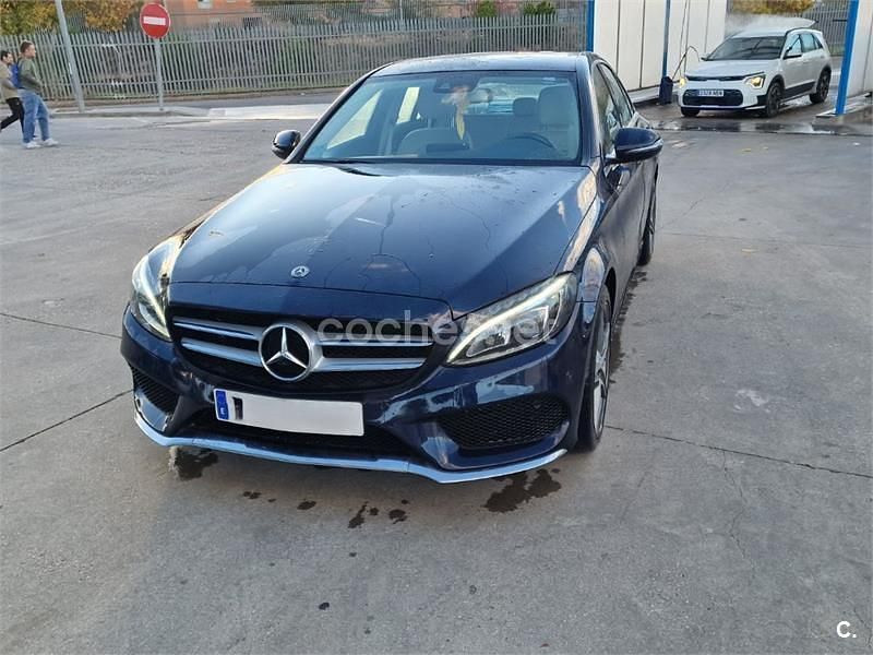 Azul Usado 2017 Mercedes C220 Berlina | 16.900 € (Buen precio) - Imagen 1/4