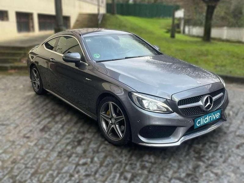 Usado Mercedes C220 AMG 170 CV (125 kW) 2016 Gris Coupe