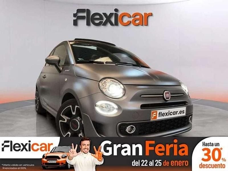 Gris Usado 2021 Fiat 500 Sport Descapotable | 12.290 € (Precio justo) - Imagen 1/4