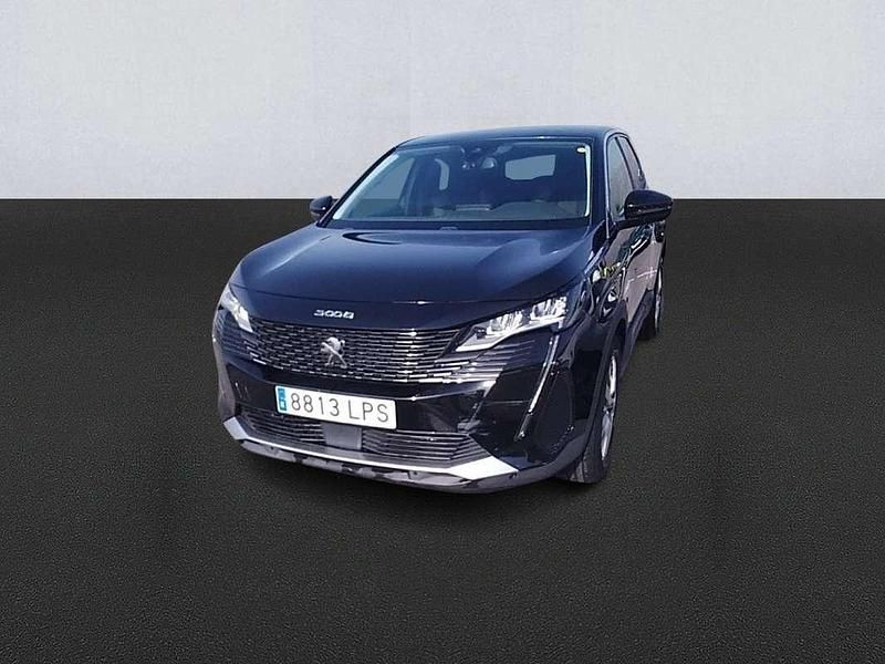 Negro Usado 2021 Peugeot 3008 Active Monovolumen | 18.800 € (Precio justo) - Imagen 1/4