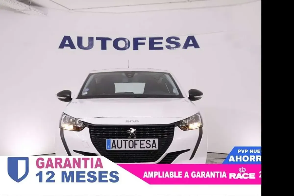 Usado Peugeot 208 S 75 CV (55 kW) 2021 Blanco Utilitario