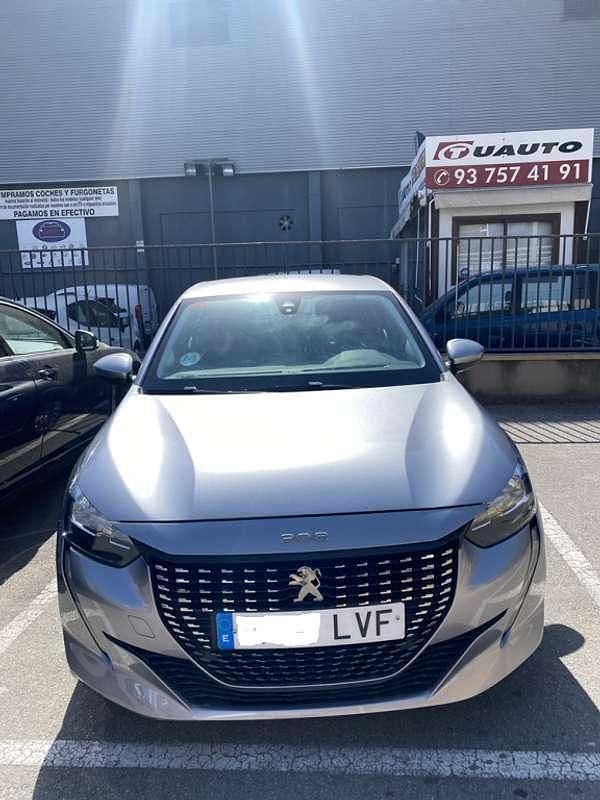 Usado Peugeot 208 Active 102 CV (75 kW) 2021 Gris Utilitario