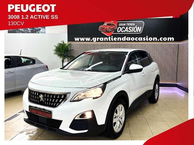 Blanco Usado 2018 Peugeot 3008 Active SUV | 8480 € (Super precio) - Imagen 1/4