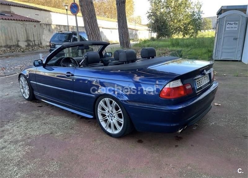 Usado BMW 320 Cabriolet Sport Line 170 CV (125 kW) 2004 Azul Descapotable