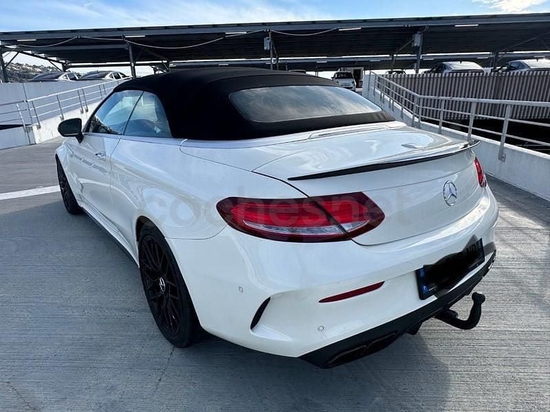 Usado Mercedes C63 AMG 476 CV (350 kW) 2017 Blanco Descapotable