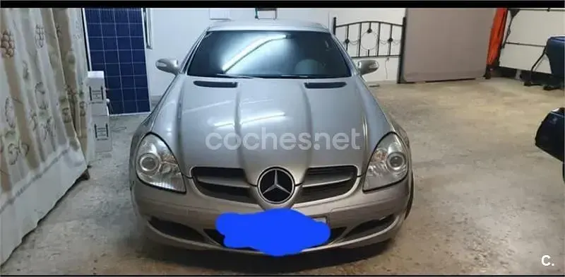 Usado Mercedes SLK200 163 CV (119 kW) 2006 Gris / plata Descapotable