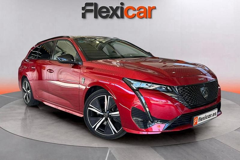 Rojo Usado 2022 Peugeot 308 SW GT Familiar | 17.490 € (Precio justo) - Imagen 1/4