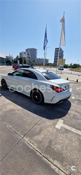 Usado Mercedes CLA220 AMG line 177 CV (130 kW) 2017 Blanco Berlina