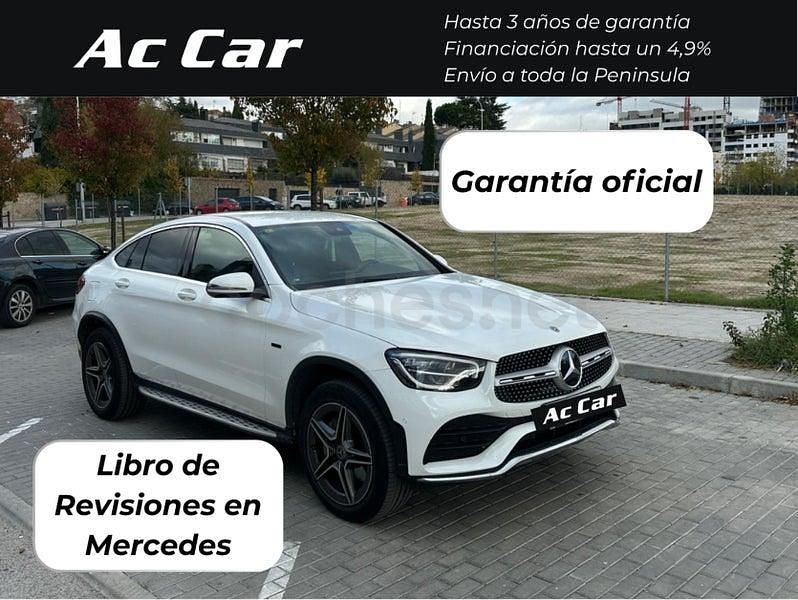 Usado Mercedes GLC300e 320 CV (235 kW) 2020 Blanco Coupe