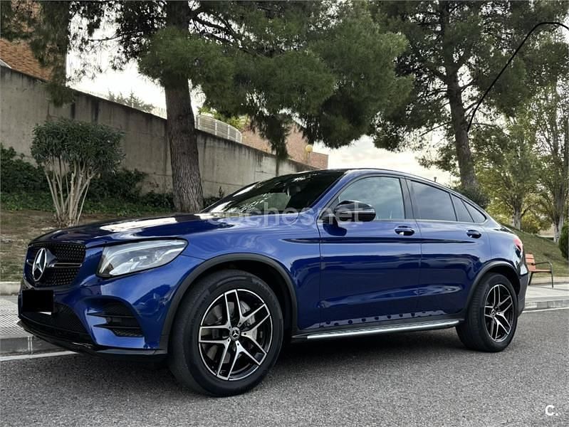 Azul Usado 2019 Mercedes GLC250 Coupe | 37.500 € (Precio justo) - Imagen 1/4
