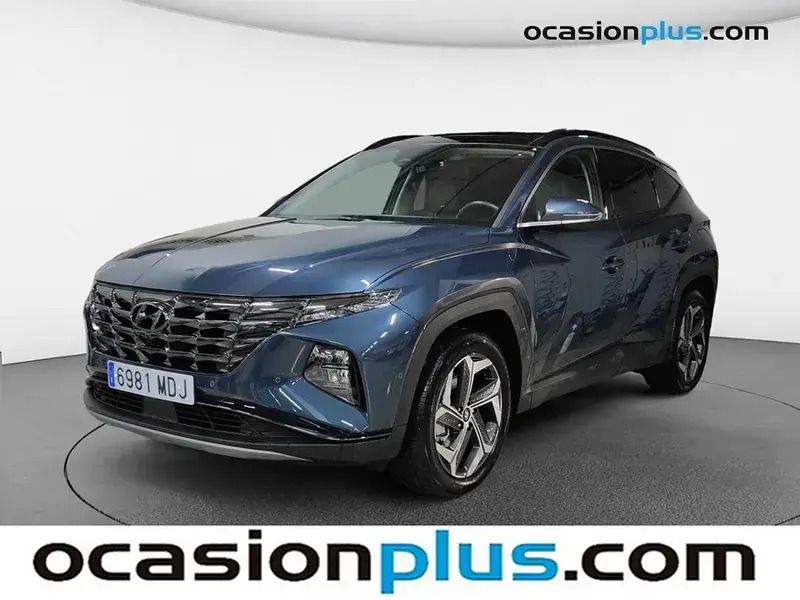 Verde Usado 2023 Hyundai Tucson Style SUV | 31.410 € (Precio justo) - Imagen 1/4