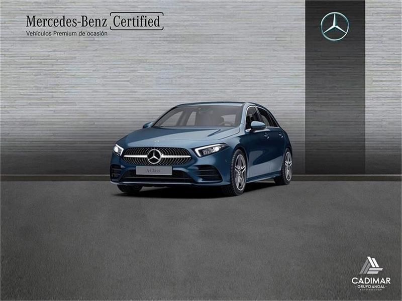 Azul Usado 2021 Mercedes A180 Berlina | 26.900 € (Precio justo) - Imagen 1/4