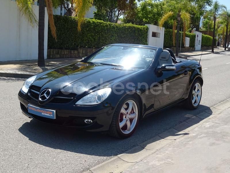 Negro Usado 2007 Mercedes SLK350 Descapotable | 14.900 € (Precio justo) - Imagen 1/4
