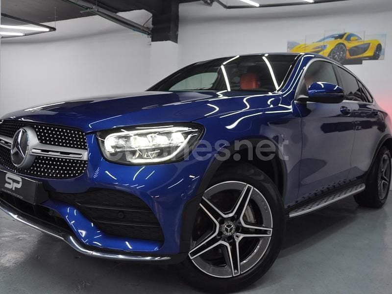 Azul Usado 2022 Mercedes GLC300e Coupe | 44.900 € (Buen precio) - Imagen 1/4