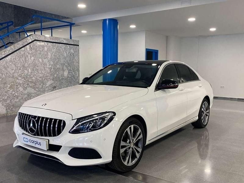 Blanco Usado 2016 Mercedes C220 AMG line Berlina | 18.990 € (Super precio) - Imagen 1/4