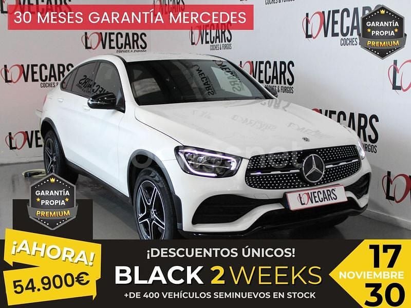 Blanco Usado 2023 Mercedes GLC300e Coupe | 55.900 € (Precio justo) - Imagen 1/3