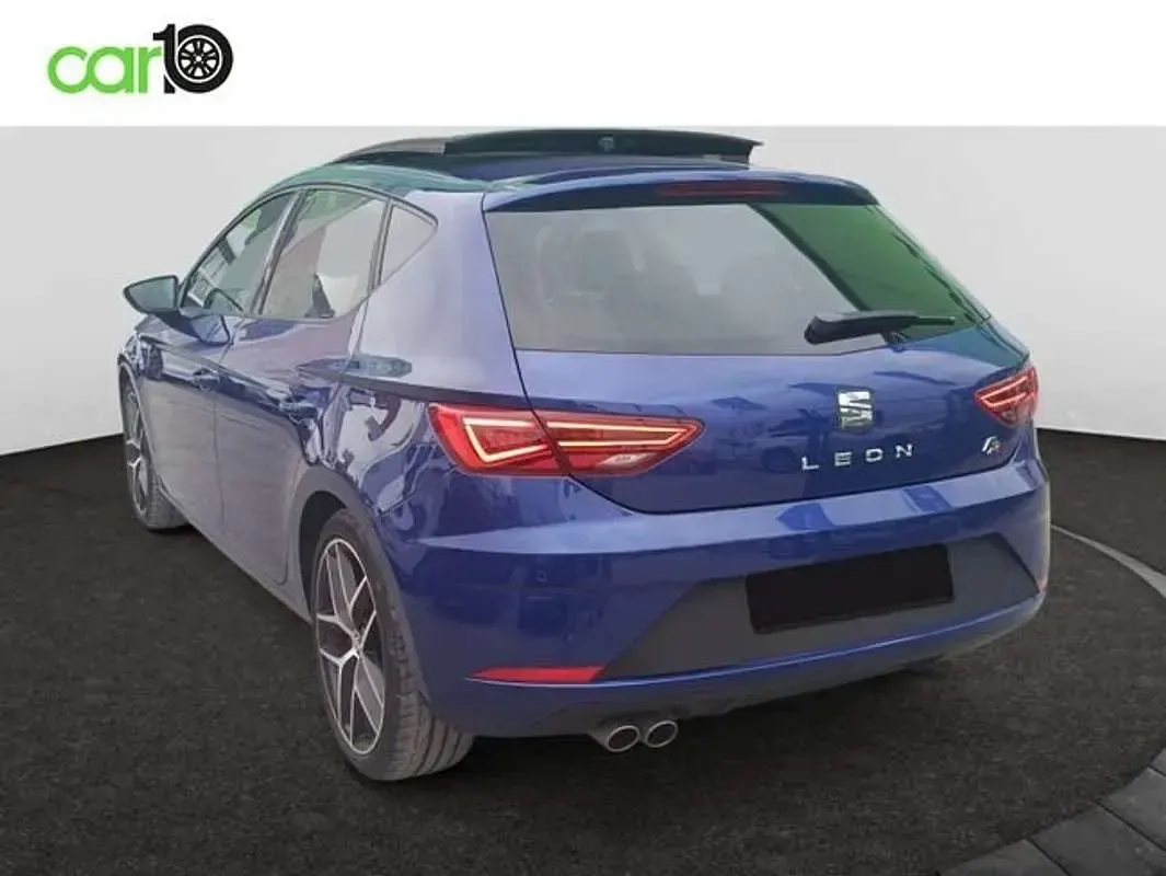 Usado Seat Leon FR 150 CV (110 kW) 2020 Azul Utilitario